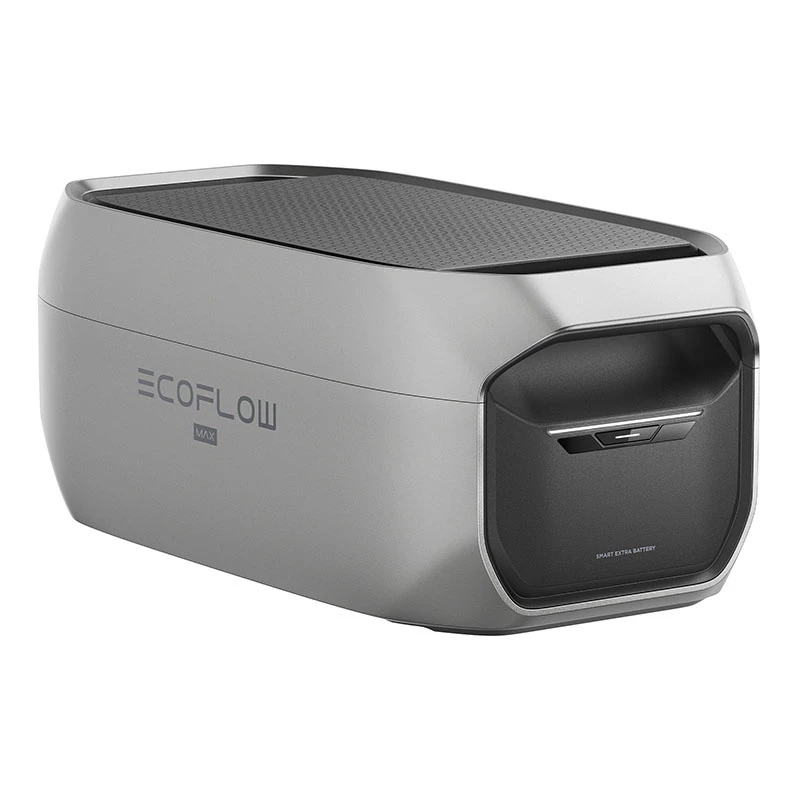Batería para estación de energía EcoFlow DELTA 3 Max Plus — LiFePO4 2.048 Wh, negro