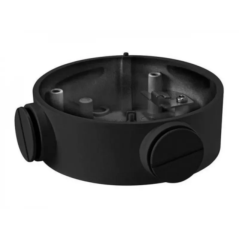 Hikvision DS-1260ZJ(BLACK) caja de conexiones, montaje en pared, aleación de metal, 88,5 x 36 mm, 251 g, negra