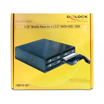DeLOCK 47220 Embellecedor para unidad Negro