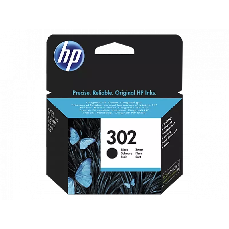 Cartucho de tinta HP 302 (F6U66AE), negro (SPEC)