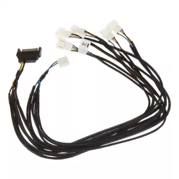 Cable distribuidor PWM Akasa Flexa FP5S (5 ventiladores) - con funda, 45 cm (AK-CBFA07-45)