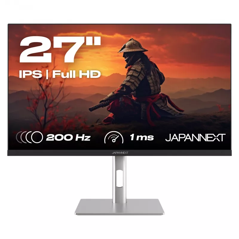 JAPANNEXT JN-I270FHD200F-HSP monitor de ordenador 68,6 cm (27 inch) 1920 x 1080 píxeles Full HD LED plateado
