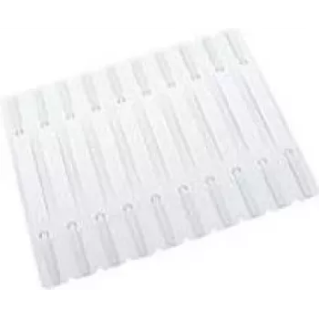 Tiras de encuadernación Soennecken 1554293, plástico blanco, 2 x 15 cm, 100 unidades/paquete