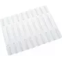 Tiras de encuadernación Soennecken 1554293, plástico blanco, 2 x 15 cm, 100 unidades/paquete