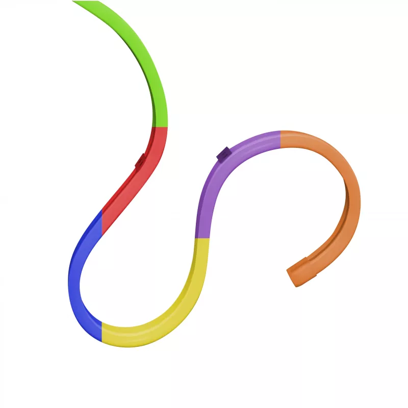 Denver LCO-551 Tira LED inteligente Wi-Fi Dreamcolor, 5 m