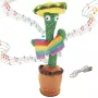 Juguete cactus bailarín con sombrero Extralink Toys, cantarín para niños LED USB