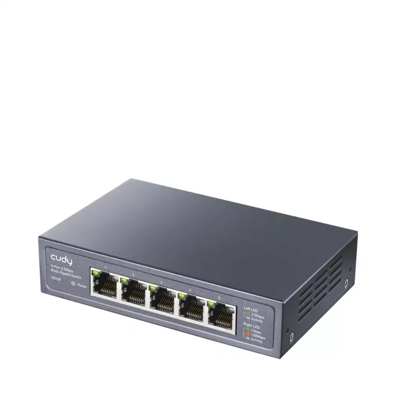 Switch de red no gestionado Cudy HS105 — 5 puertos, 100/1000/2500 Mbit/s
