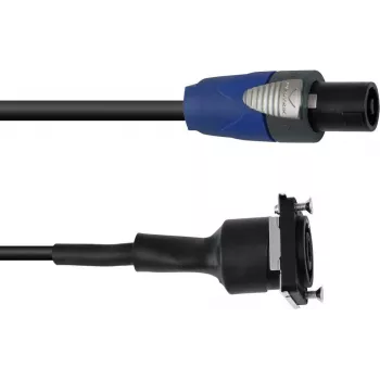 Cable de conexión Speakon PSSO 2 polos, 1 m de longitud
