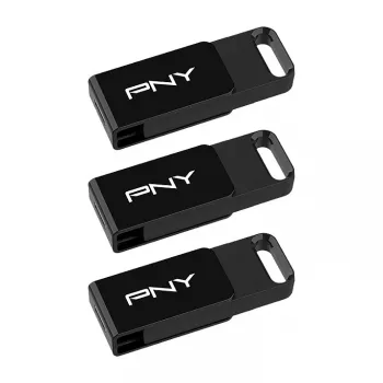 PNY Elite 128 GB USB-C 3.2 Gen 1 memoria USB, pack de 3 (Retail)