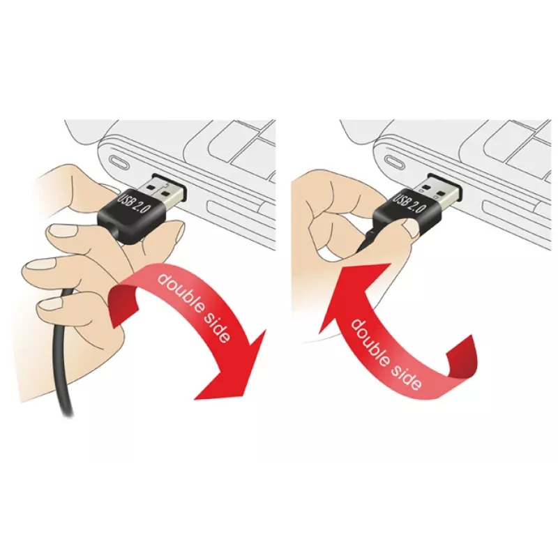 Cable USB DeLOCK 2 m USB 2.0 A - B m/m