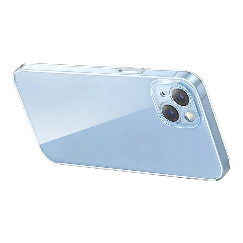 Funda protectora Baseus Crystal Series para iPhone 14 Plus con parte trasera de cristal templado