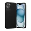 Funda de silicona Vention KUFB0-20 para iPhone 15 Plus — Negra, funda protectora delgada