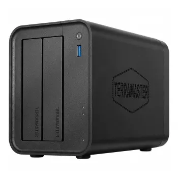 NAS TERRAMASTER F2-425 Intel Celeron N5095 Quad-Core 2 GHz 4 GB DDR4 2 bahías
