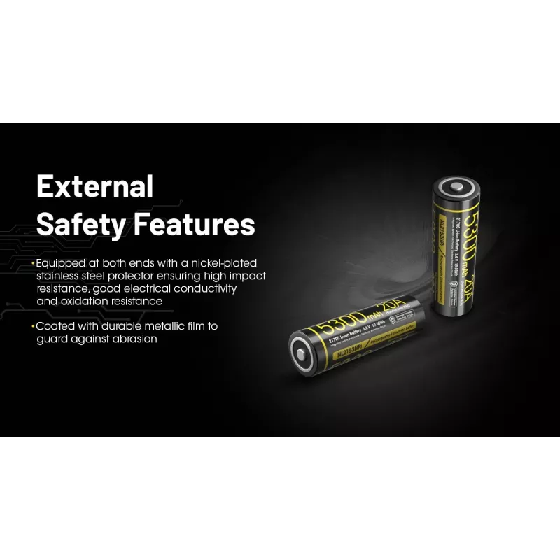 BATERÍA RECARG. LI-ION 3.6V/NL2153HPI(5300MAH) NITECORE