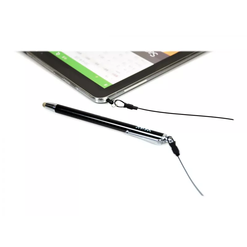 Lápiz stylus Port Designs 140228 — universal, negro, 11 g, punta de precisión compacta