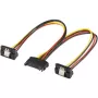 Cable de alimentación SATA Y de 15 pines 20 cm
