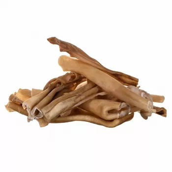 Premios para perros PETITTO piel de ternera deshidratada, paquete de 1 kg