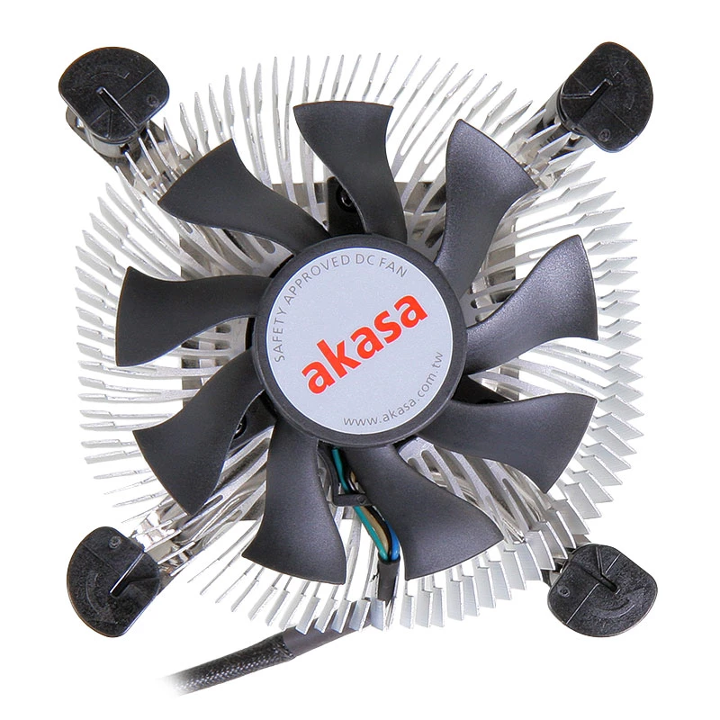 Disipador para procesador Akasa AK-CCE-7106HP Negro, Plateado