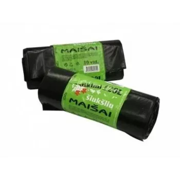 Bolsas de basura Plasta, 20 l / 20 uds., 20 micras, negro