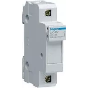 Elemento de fusible HAGER L501PV 1P 1000V DC L38 1M (L501PV)