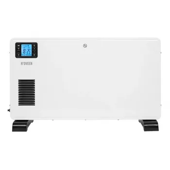 Calefactor de convección eléctrico NOVEEN NOVEENCH9099, 2300 W, 3 niveles de potencia, Tuya WiFi Smart, LCD, temporizador, instalación en suelo