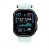 Apple correa Ocean 49mm azul hielo – acabado titanio negro