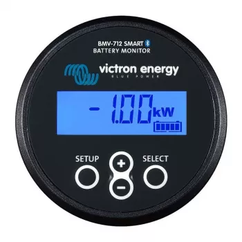 Monitor de batería Victron Energy BMV-712 Bluetooth — medición de tensión, corriente y estado de carga de la batería