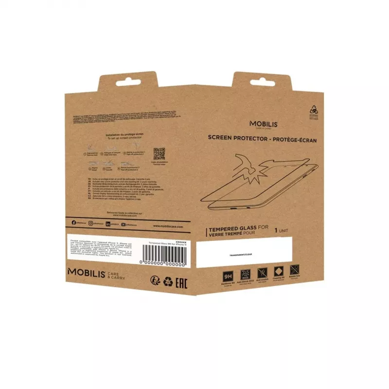 Lámina protectora de pantalla transparente Mobilis 017011 para Microsoft Surface Go 3/Go 2/Go
