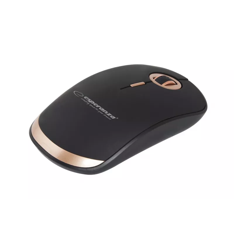 Esperanza EM127 Ratón RF inalámbrico óptico 1600 DPI Negro