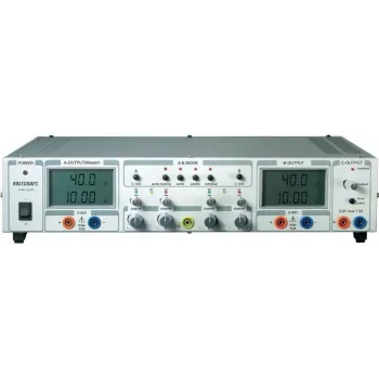 Voltcraft Fuente de alimentación de laboratorio, ajustable VSP 2410 0,1 - 40 V/DC 0 - 10 A 809 W 3 x (VSP 2410)