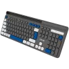 Teclado inalámbrico CANYON HKB-W03 gris – diseño compacto, funciona con pilas AAA, modelo CNS-HKBW03DG