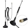 Antena 4G LTE exterior QOLTEC 5 dBi 600–2700 MHz conector SMA cable de 3 m