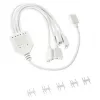 Cable divisor ARGB Kolink PGW-AC-KOL-157 30 cm blanco para conectores ARGB de 3 pines 5V-ARG