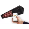 Calefactor infrarrojo SUNRED PRO25W-SMART, montaje en pared triangular oscuro, 2500 W, negro, IP55
