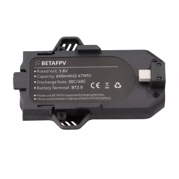 Pack de baterías para dron Aquila16 BetaFPV Aquila16 65C 650mAh pack de 2, 3,8V, 650mAh