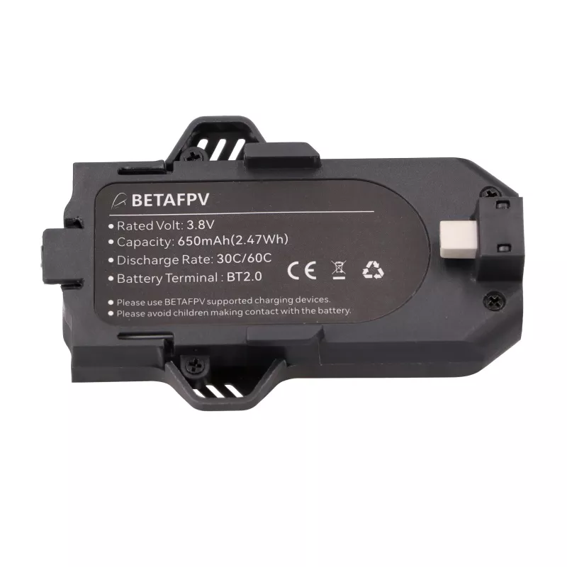 Pack de baterías para dron Aquila16 BetaFPV Aquila16 65C 650mAh pack de 2, 3,8V, 650mAh