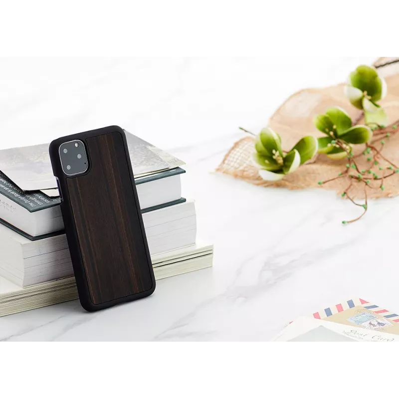 Funda para smartphone man and wood para iPhone 11 Pro Max, negro ébano