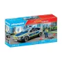 Coche de policía Playmobil con sirena y luz intermitente, multicolor, plástico, 3+