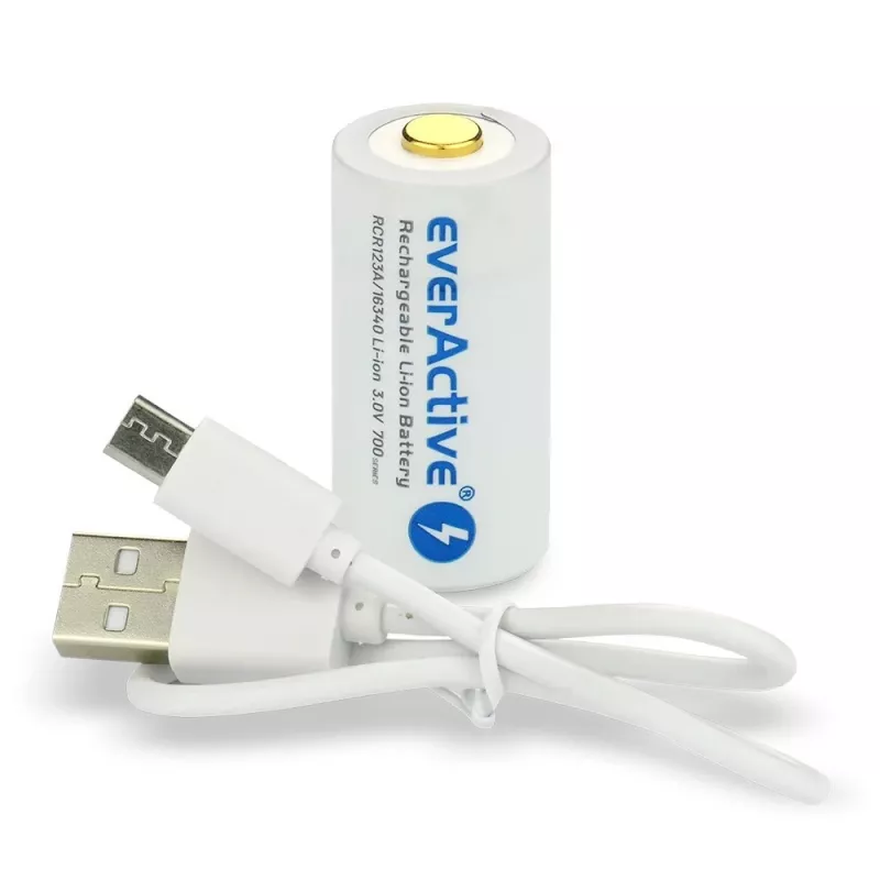 Batería recargable everActive EV16340 700mAh 3V con función de carga micro-USB