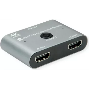 Conmutador HDMI bidireccional VALUE 2 vías 1 2 y 2 1 (14.99.3588)