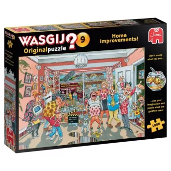 Jumbo Spiele Jumbo Wasgij Original 9 - Home Home Improvements puzzle de 1000 piezas (81926)