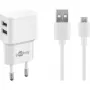 Goobay 44985 cable para móvil blanco