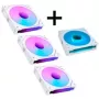 LIAN LI UNI FAN SL-INF 120 ARGB Reverse Blade pack de 4 - blanco