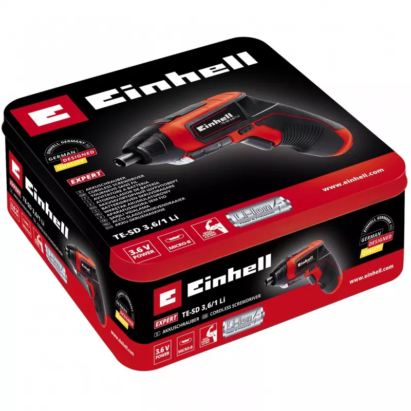 Einhell 4513501 Atornillador-taladrador de batería Negro