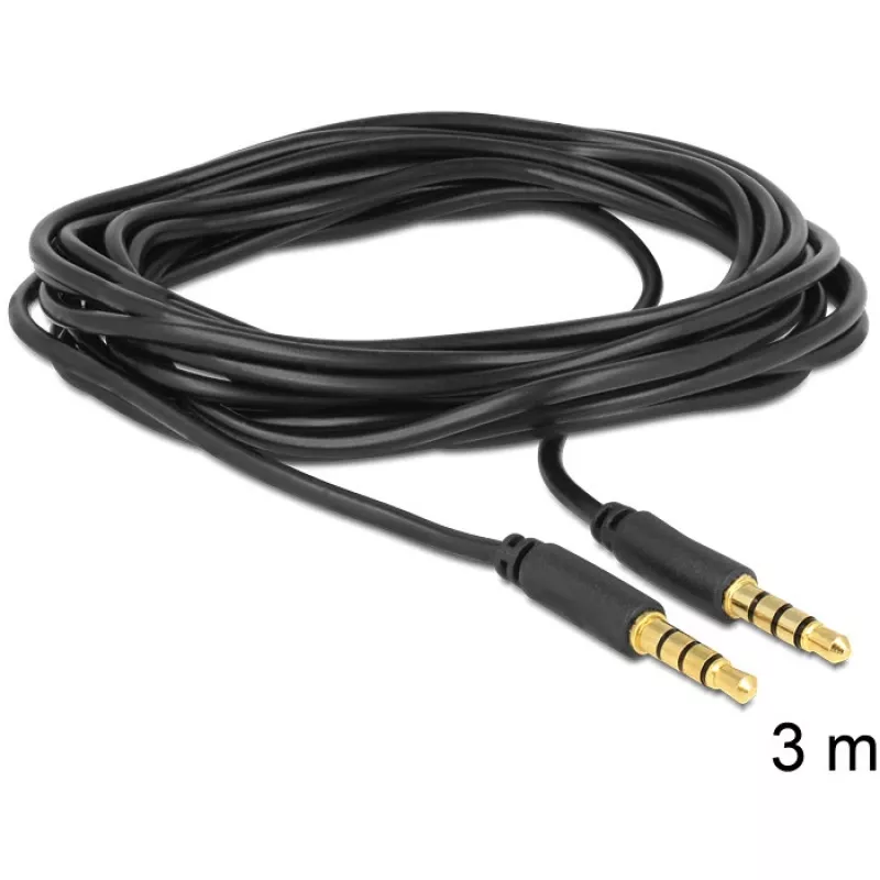 Cable de audio DeLOCK 3,5 mm - 3,5 mm 3 m
