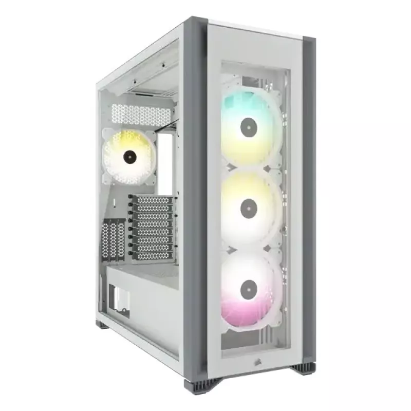 Carcasa de PC Corsair iCUE 7000X RGB Full Tower blanca