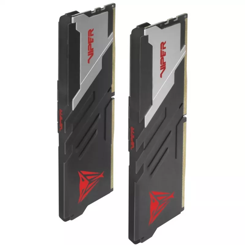 DIMM 16 GB DDR5-5600 (2x 8 GB) kit dual, memoria RAM negra/blanca, PVV516G560C40K, Viper Venom, INTEL XMP