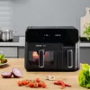 Freidora de aire Zelmer ZAF9000 5,5 l + 3,5 l 2700 W negra