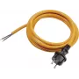 Cable de conexión eléctrica AS Schwabe [conector macho schuko - conector macho schuko - cable, extremo abierto] Naranja 3,00 m 70911 (70911)