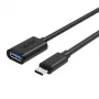 Cable USB Unitek Y-C476BK USB 3.2 Gen 1 (3.1 Gen 1) 0,2 m USB C USB A negro